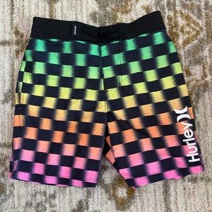 Hurley toddler boy swim trunks size 4T NWT